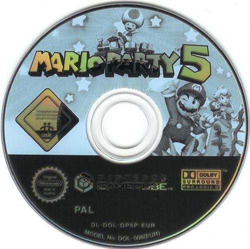 Mario Party 5 (Europe) (En,Fr,De,Es,It) Disc Scan - Click for full size image